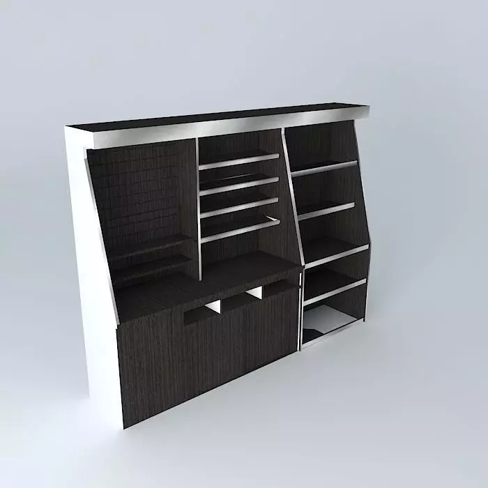 Kit102 Counter Total wall by Alex Marques Free 3D model