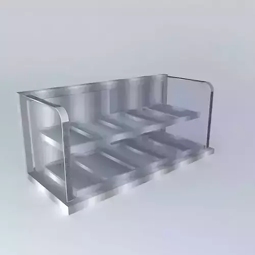 Kit stainless steel display case