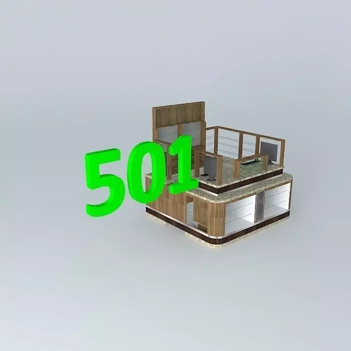 Kit501 Commercial Cash by Alex Marques Free 3D model