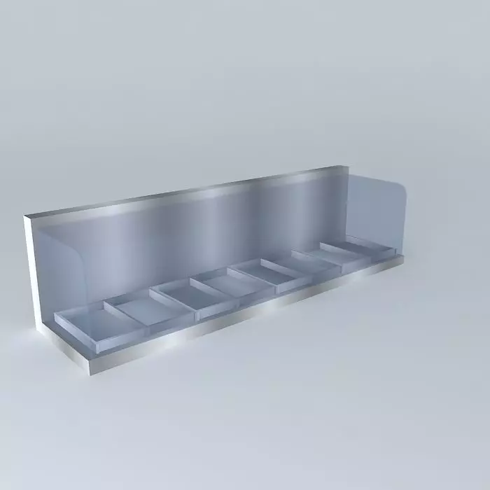 Kit glass shelf Free 3D model