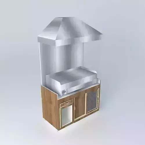 Kit128 Snack Counter and Hood by Alex Marques