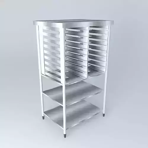 Kit stainless steel tray rack