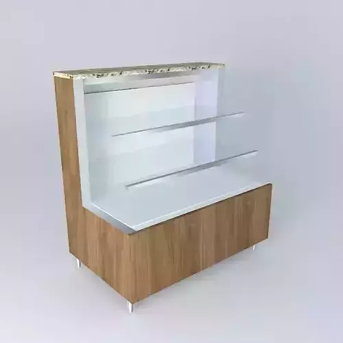 Kit805B Desk Exhibitor Dry Straight 2 doors by Alex Marques