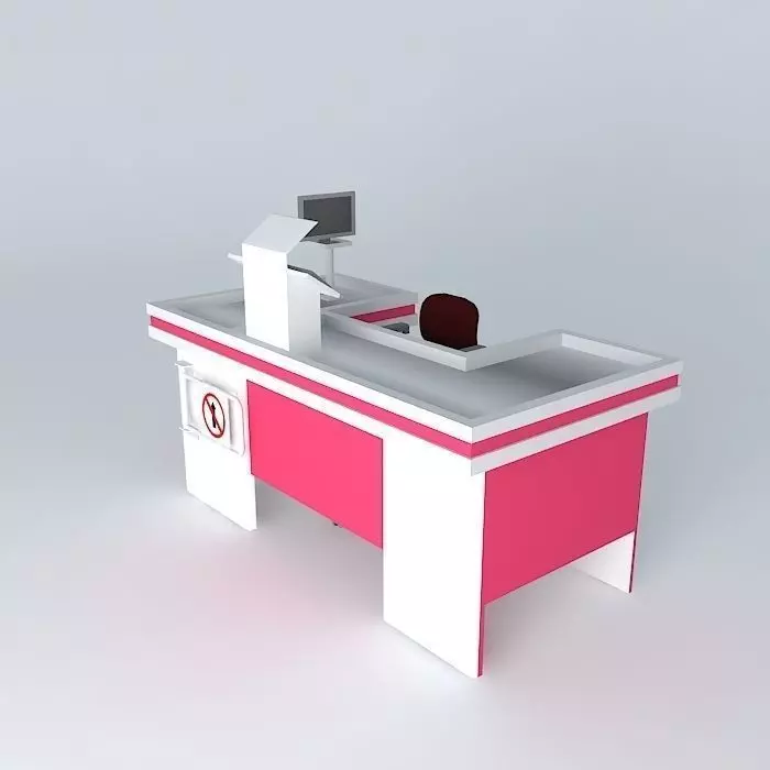 Kit514 Caixa Comercial check out Mercado por Alex Marques Free 3D model