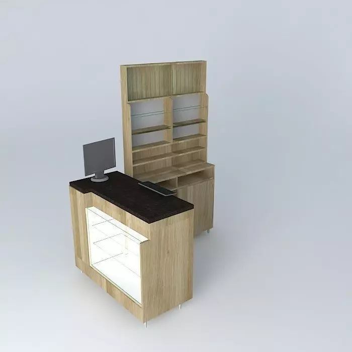 Kit513 Shopping Checkout Restaurants Lanchonentes Bakeries By... Free 3D model