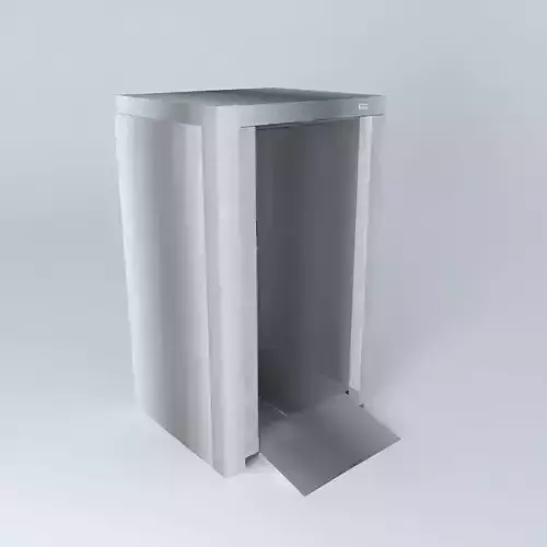 Kit stainless steel trash receptacle
