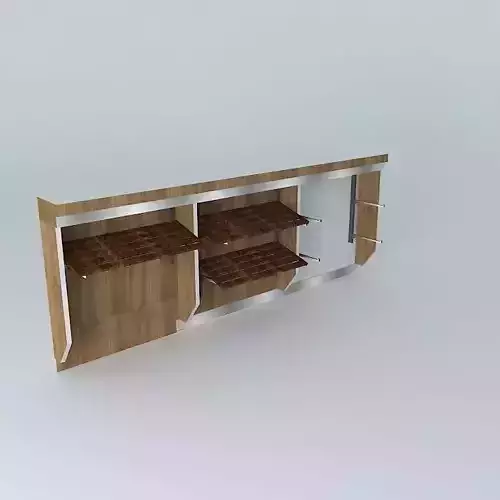 Kit413Panel Inclined Shelves By Alex Marques