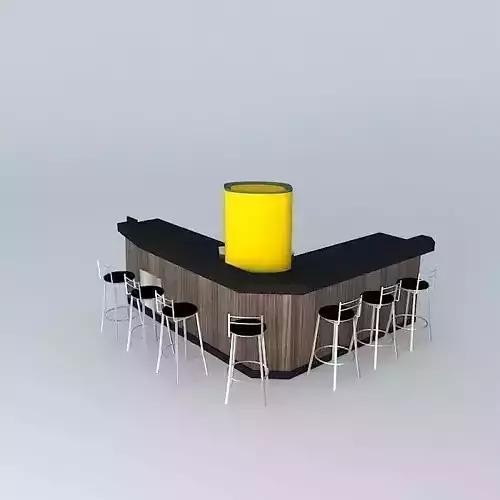 Kit305 Desk Cup Bar in L by Alex Marques