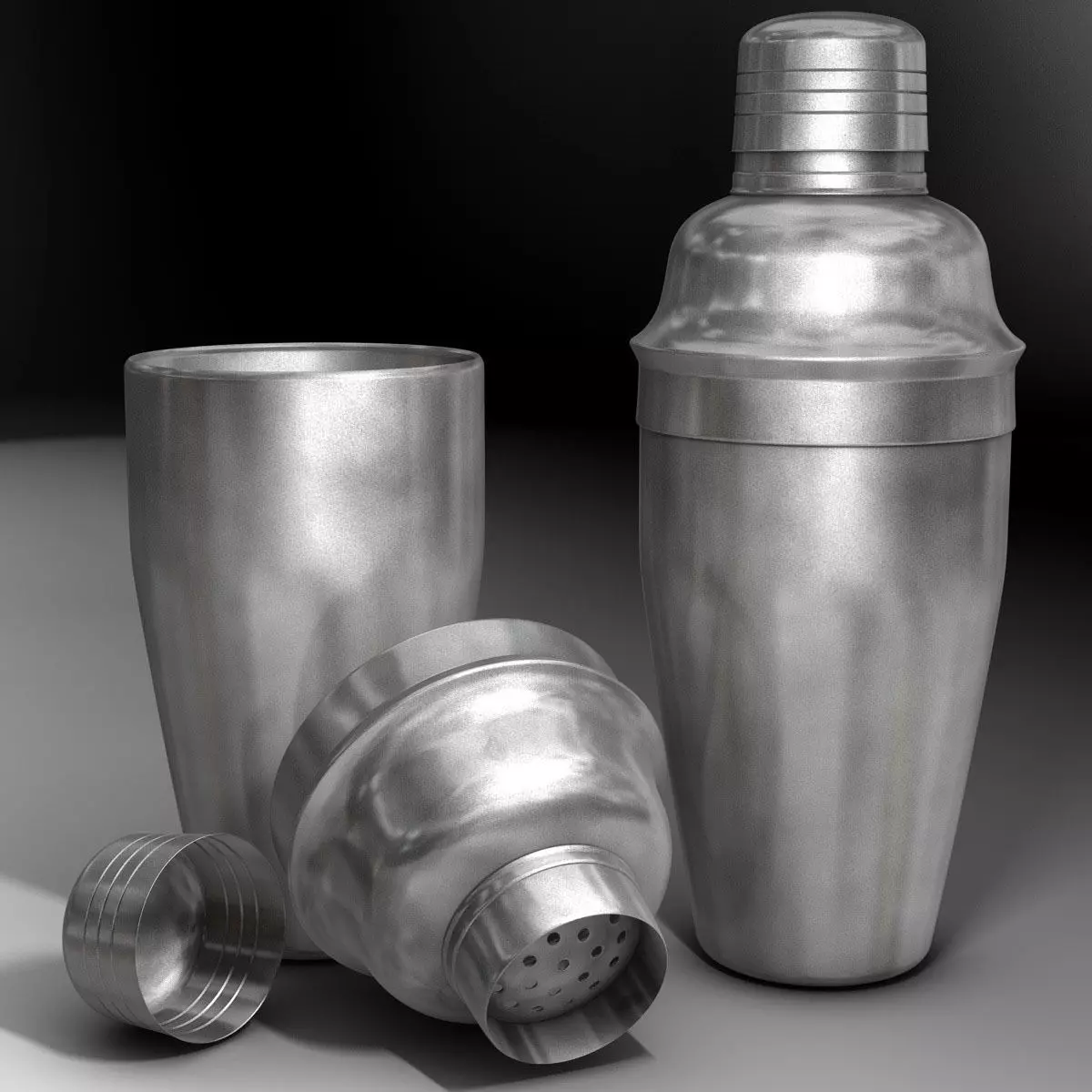 Shaker Machine 3d Model Cocktail Shaker 3D model | CGTrader