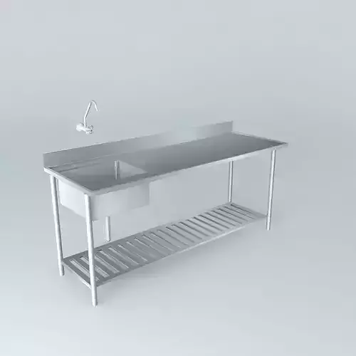 Kit214 Bancada Inox Cuba V2 por Alex Marques