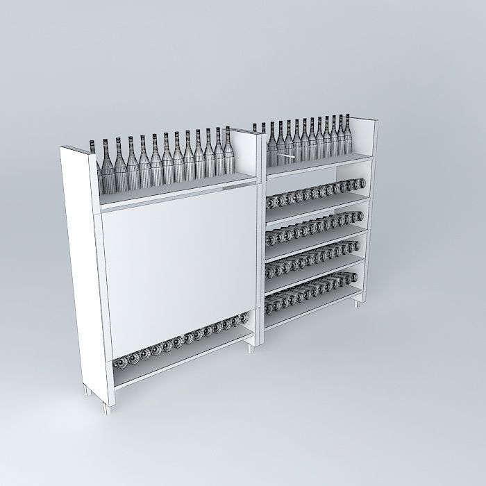 Kit606 Wine Cellar By Alex Marques Free 3D model_4