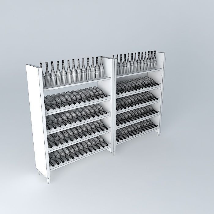 Kit606 Wine Cellar By Alex Marques Free 3D model_3