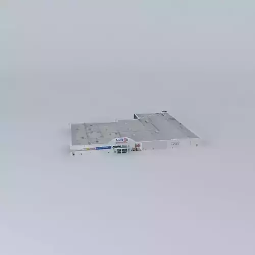 A Tesco Üzletház Modellje3D 3D Model Tesco store in Dunajska Streda.