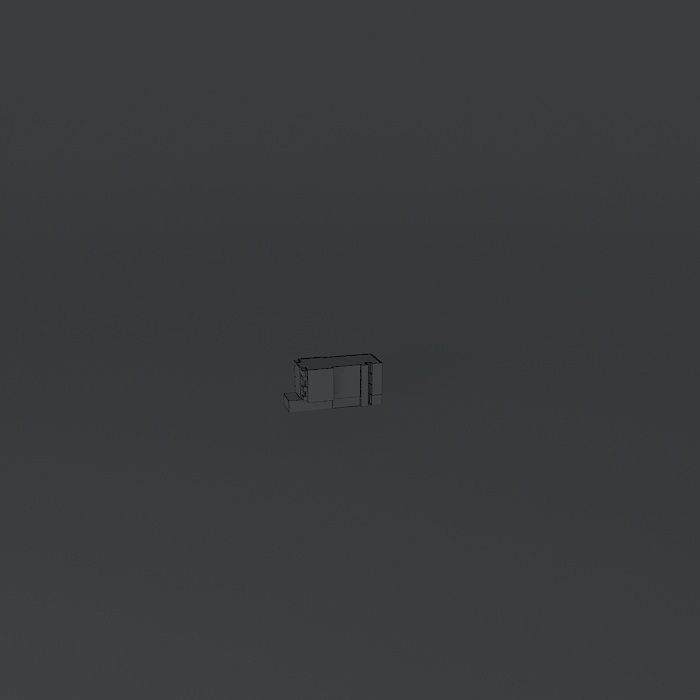 1 nurse condominium lodging in polyfunkciós Free 3D model_4