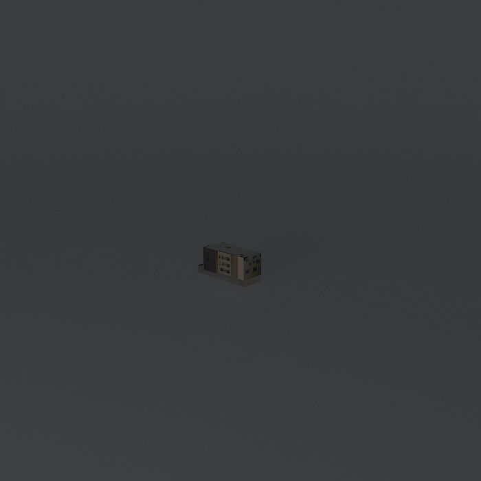 1 nurse condominium lodging in polyfunkciós Free 3D model_1