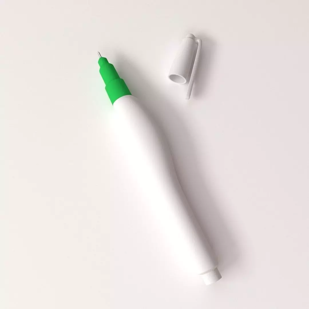 Correction Pen 3D model_0