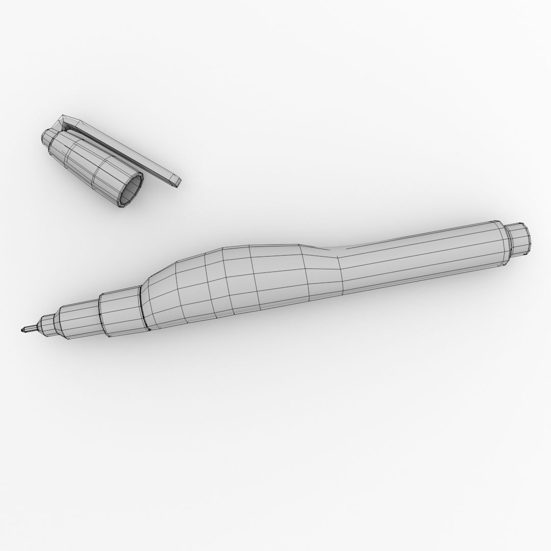 Correction Pen 3D model_4