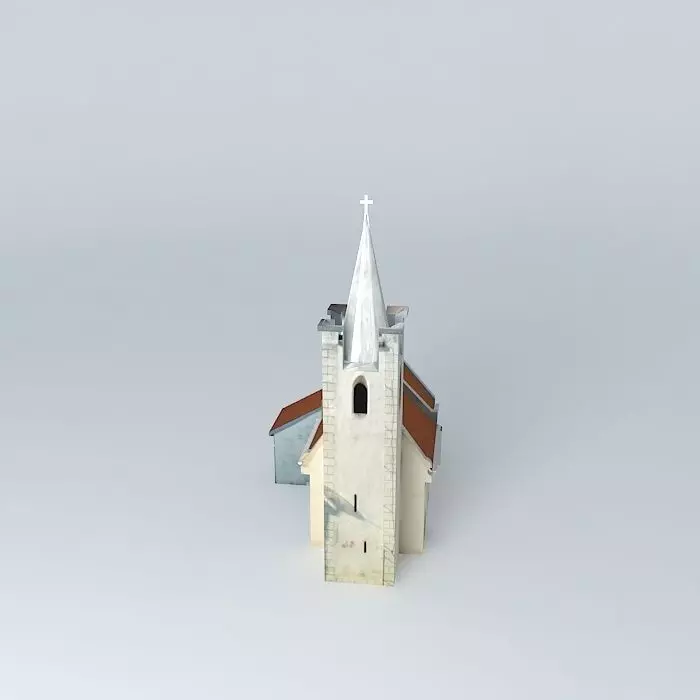 Church of the settlement fungal Hubice Free 3D model