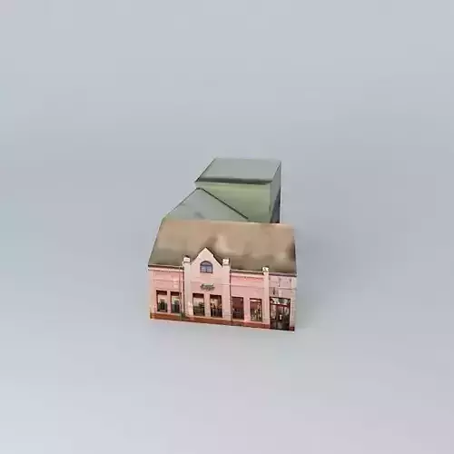 Arena games room and shops Free 3D model