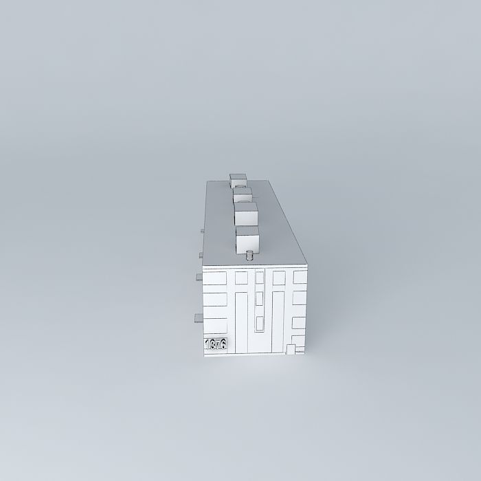 The 1376 Vblock residential Bytovka č1376 Free 3D model_3