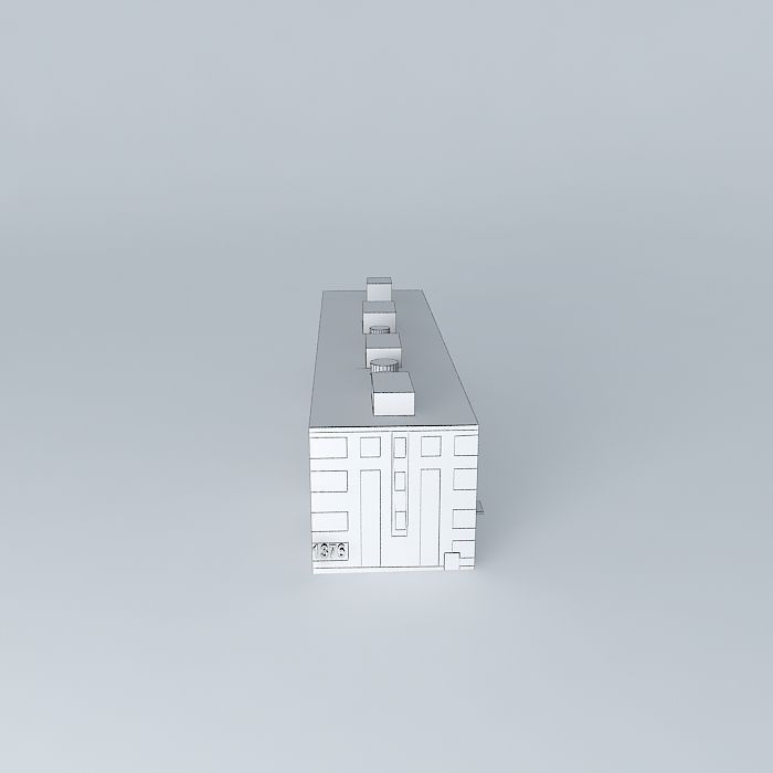 The 1376 Vblock residential Bytovka č1376 Free 3D model_4