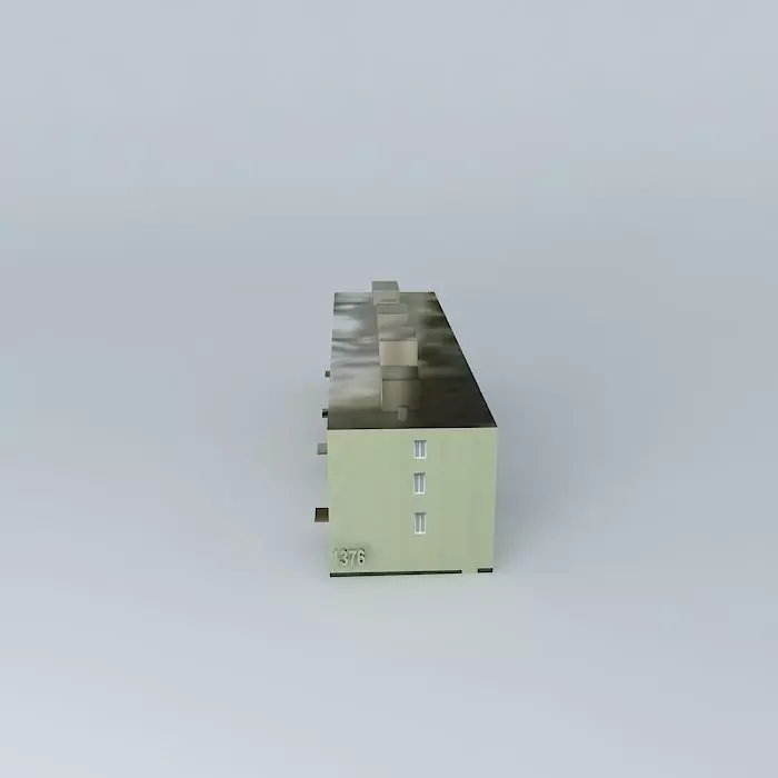 The 1376 Vblock residential Bytovka č1376 Free 3D model_0