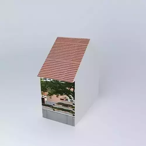 Passage gateway to court Free 3D model