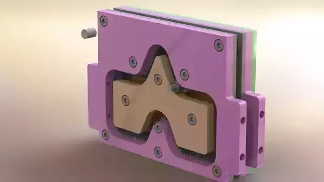 Toothed jig asm Free 3D model