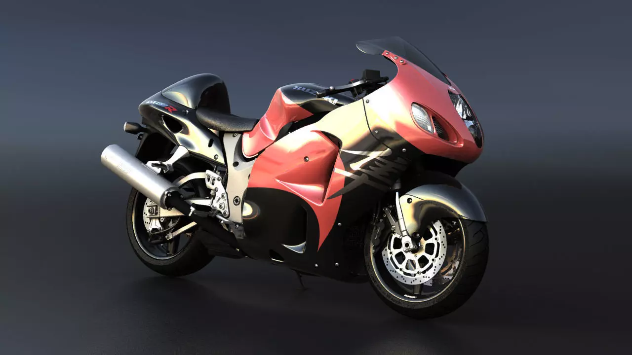 Suzuki Hayabusa 01 3D model