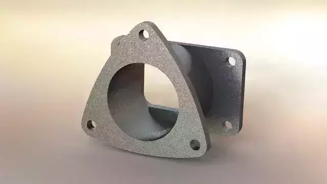 Exhaust flange asm Free 3D model