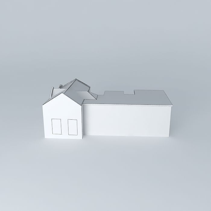 Biharipince building Free 3D model_3