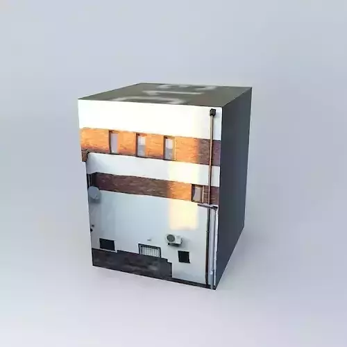 Lerrosbutik box with building