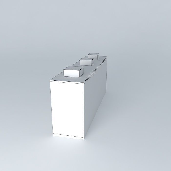 372 and panelház panel č.372 Free 3D model_3