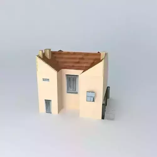 Globtouriroda wooden house Free 3D model