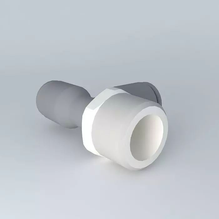 Tea in stitching tapered male end diameter 8 R3 8 Free 3D model