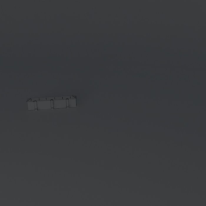 444 es lakótömb Panelák č444 Free 3D model_4