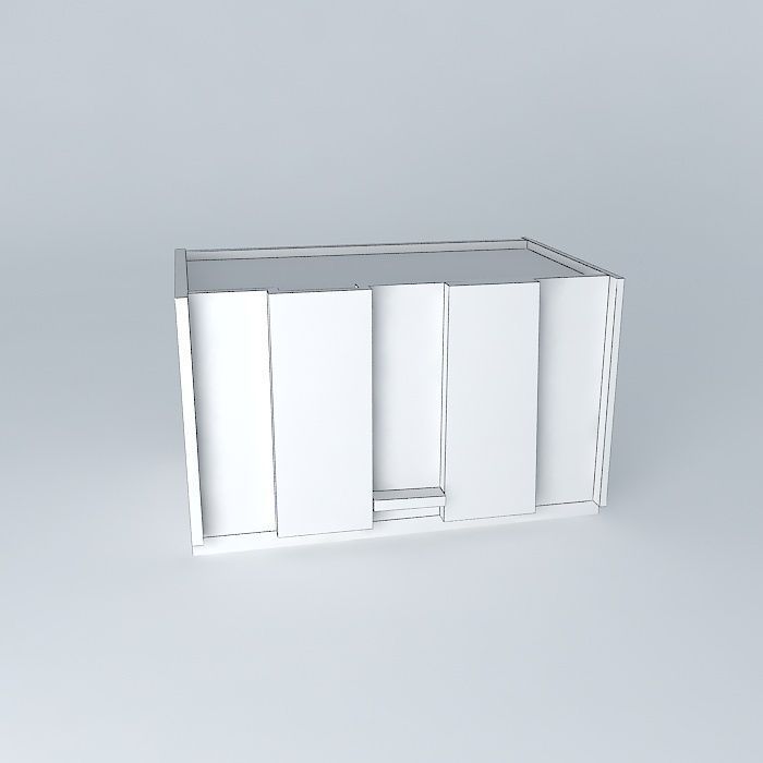 Western housing 66 condominiums Bytovka č 66 Free 3D model_4