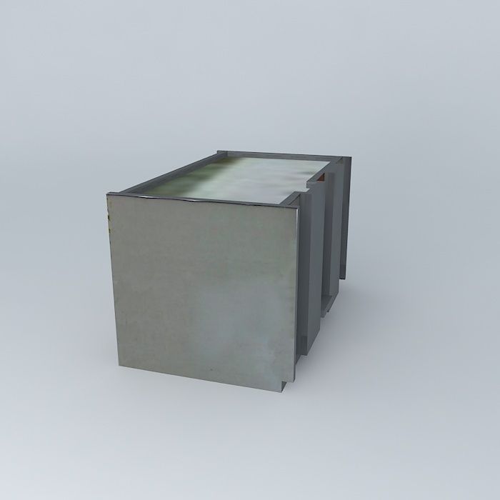 Western housing 66 condominiums Bytovka č 66 Free 3D model_2