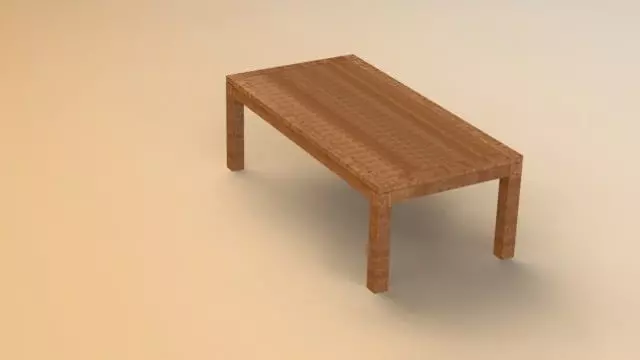 6 seater table Free 3D model