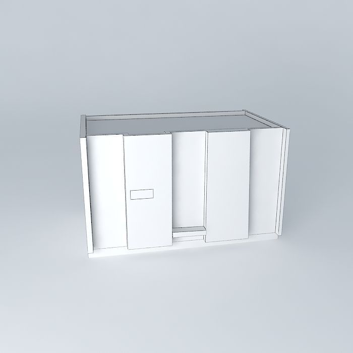 Western housing 67 condominiums bytovy dom č67 Sídlisko Západ Free 3D model_4