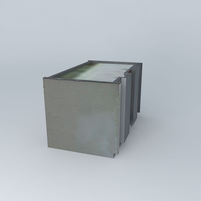 Western housing 67 condominiums bytovy dom č67 Sídlisko Západ Free 3D model_2