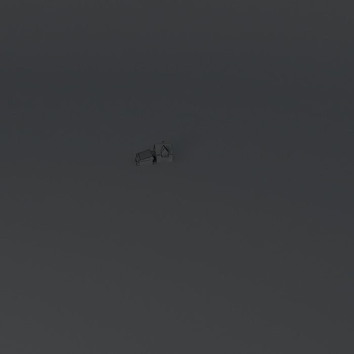 Lamba car wash and slothful house Free 3D model_3