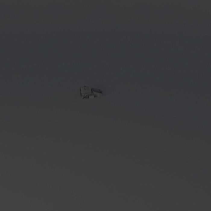 Lamba car wash and slothful house Free 3D model_4