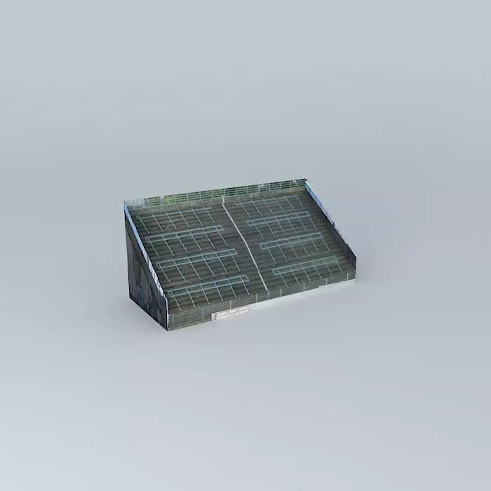 A stadion C1 lelátója Free 3D model
