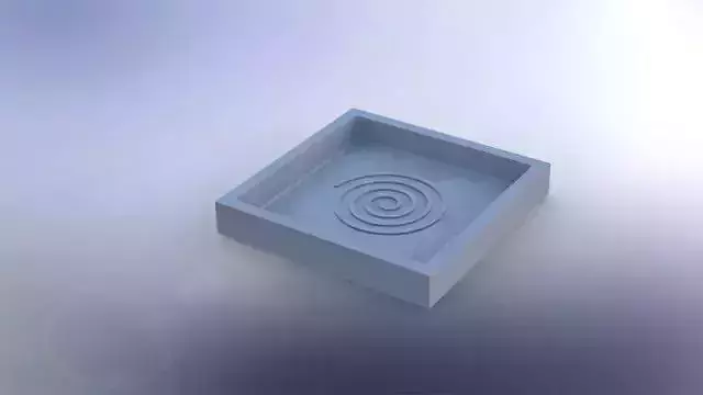 Spiral tile mould Free 3D model
