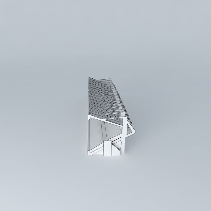 The main indoor stadium in the stands Free 3D model_3