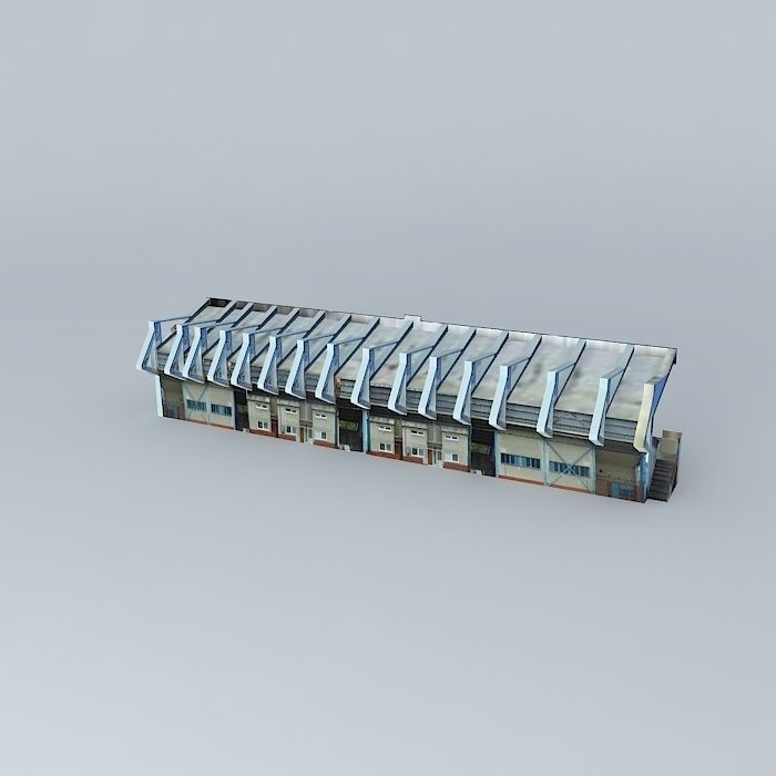 The main indoor stadium in the stands Free 3D model_2
