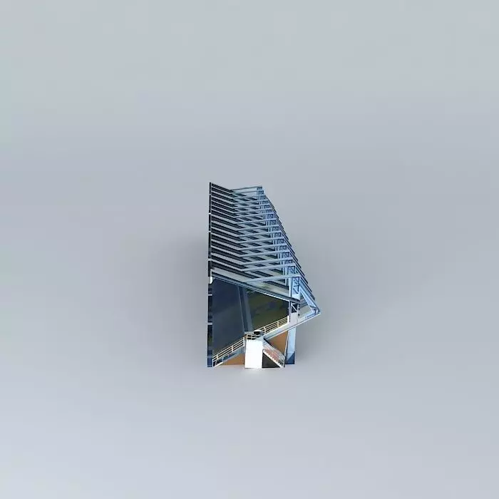 The main indoor stadium in the stands Free 3D model_0