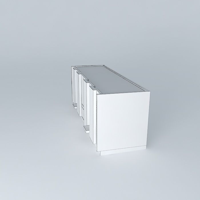 1950 Block of flats, č 1950 Free 3D model_3