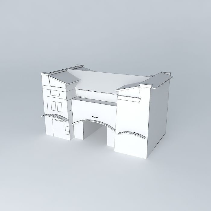 Primate Gate gate Prímašova Free 3D model_4